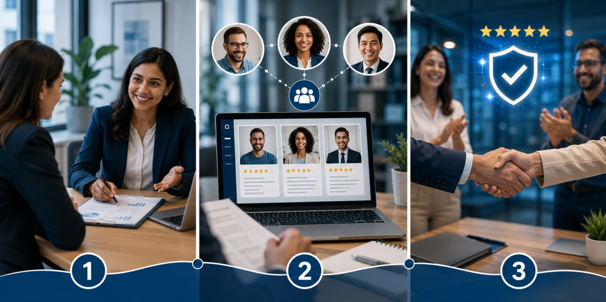 Candidate conversation with a Pineex consultant