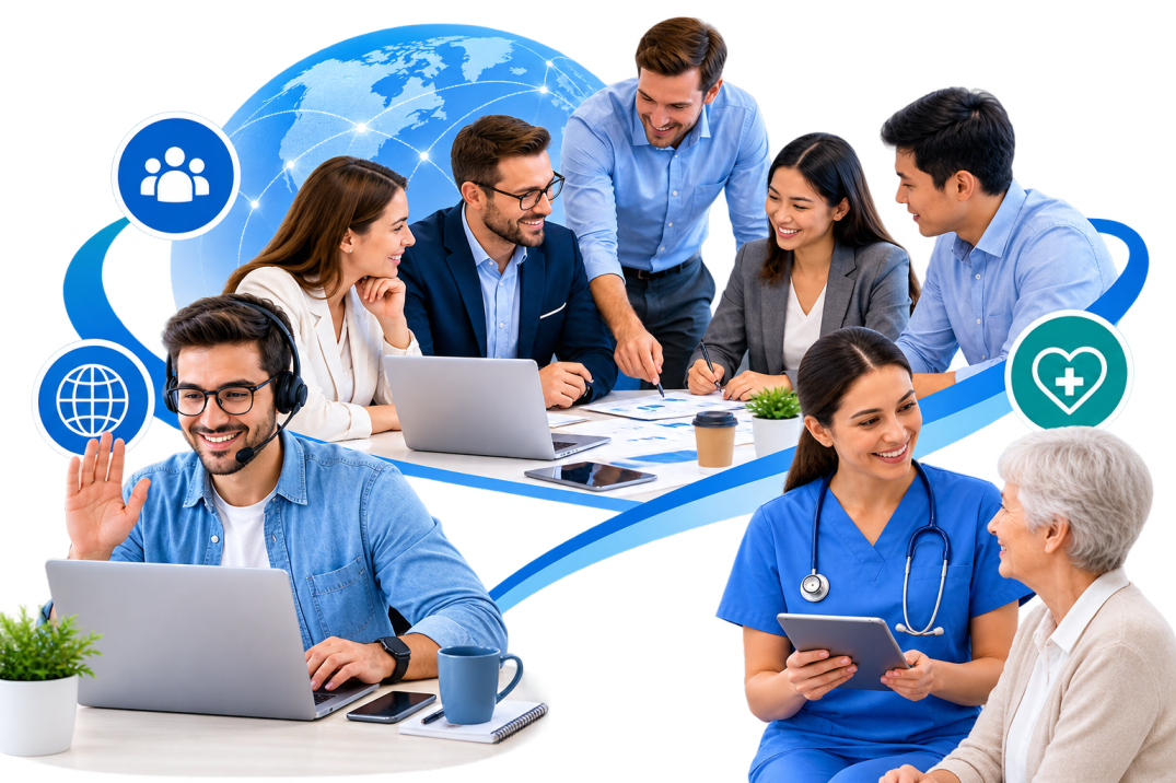 Global remote staffing